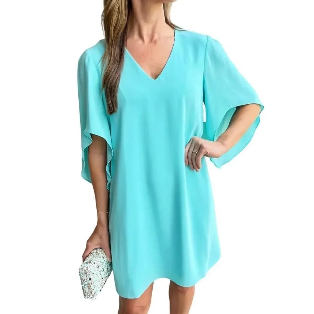Anna Cate Meredith Dress in Blue Radiance Women’s Sz. S